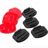 Flat / curved adhesive mount stickers - for GoPro - 8 pieces