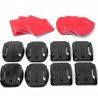 Flat / curved adhesive mount stickers - for GoPro - 8 pieces