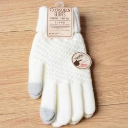 Warm thick winter gloves - touch screen function - cashmereGloves