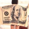 100 US dollar print - bath / beach towel - quick drying - 70 * 140cmTextile