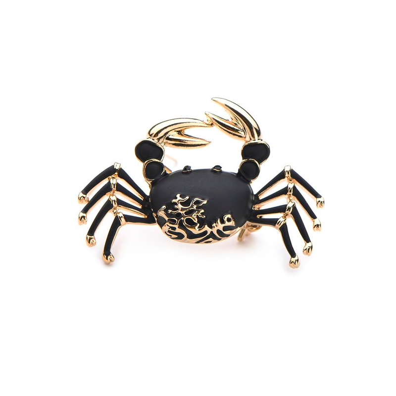 Elegant brooch - crab shapedBrooches
