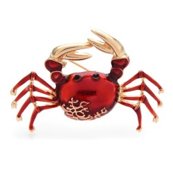 Elegant brooch - crab shapedBrooches