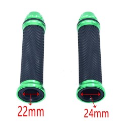 Motorcycle handlebar grips - rubber covers - 22mm / 24mmHand Grips & End