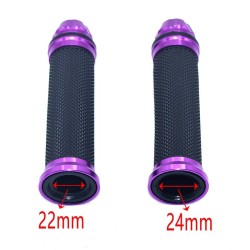 Motorcycle handlebar grips - rubber covers - 22mm / 24mm