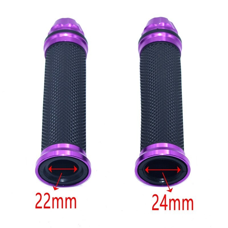 Motorcycle handlebar grips - rubber covers - 22mm / 24mm