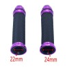Motorcycle handlebar grips - rubber covers - 22mm / 24mm