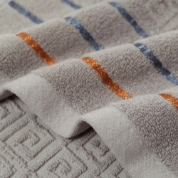 Luxurious large bath / face / hand towel - cotton - 70 * 140cm - 3 pieces set