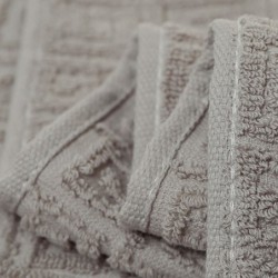 Luxurious large bath / face / hand towel - cotton - 70 * 140cm - 3 pieces set