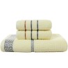 Luxurious large bath / face / hand towel - cotton - 70 * 140cm - 3 pieces set