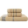 Luxurious large bath / face / hand towel - cotton - 70 * 140cm - 3 pieces set