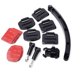 GoPro Hero - Sjcam - helmet extension arm kit - selfie photo - curved