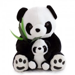 Mother panda with a baby panda - plush toy - 25 cmCuddly toys