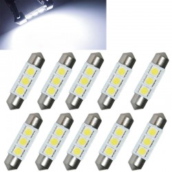 36mm LED 5050 car bulb 12V 0.9W - 10 piecesLED