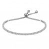 Elegant bracelet - with cubic zirconia - adjustableBracelets