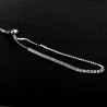 Elegant bracelet - with cubic zirconia - adjustableBracelets