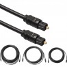 Toslink - digital audio / optic fiber cable - 1m - 2m - 3m - 5m - 10m
