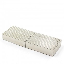 N52 Neodymium magnets - strong - rectangular - 40 * 10 * 2mm - 10 pieces