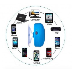 Mini Bluetooth speaker - waterproof - with suction cupBluetooth speakers