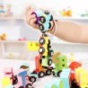 Magnetic trains / cars with letters / numbers / insects - wooden - educational toy