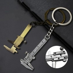 Keychain with mini vernier calliper