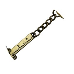 Keychain with mini vernier calliper