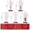 LED plant grow light - bulb - hydroponic - full spectrum - E27 / E14 / GU10 / MR16 / B22 - 220V - 3W / 4W / 5W