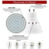 LED plant grow light - bulb - hydroponic - full spectrum - E27 / E14 / GU10 / MR16 / B22 - 220V - 3W / 4W / 5W