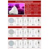 LED plant grow light - bulb - hydroponic - full spectrum - E27 / E14 / GU10 / MR16 / B22 - 220V - 3W / 4W / 5W