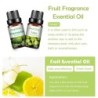 Fruit essential oils - strawberry / mango / watermelon / passion fruit - for diffusers / baths / cosmetics - 10 piecesHumidif...