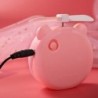 Mini pocket mirror - with fan - LED light - piggy head shapeMake-Up