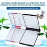 Makeup mirror - with 8 LED light - foldable