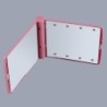 Makeup mirror - with 8 LED light - foldable