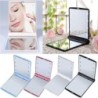Makeup mirror - with 8 LED light - foldable
