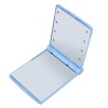 Makeup mirror - with 8 LED light - foldable