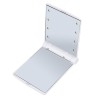 Makeup mirror - with 8 LED light - foldable