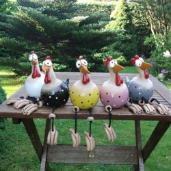 Funny chicken - hen - rooster - garden / lawn decorationGarden