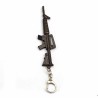 Metal keychain with a gun - 12cmKeyrings