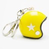 Keychain with helmet