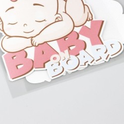 Baby On Board - sleeping baby - car sticker