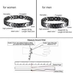 Tungsten magnetic bracelet - health energy - unisex