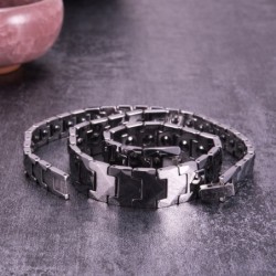 Tungsten magnetic bracelet - health energy - unisex