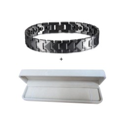 Tungsten magnetic bracelet - health energy - unisex