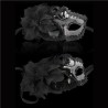 Sexy Venetian eye mask - with diamonds / feathers / flowers - for Halloween / masquerades