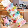 Hair elastics - animals / flowers / fruits shaped - 20 / 30 / 40 pieces