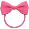 Hair elastics - with ribbon bow - 50 pieces