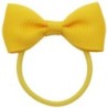 Hair elastics - with ribbon bow - 50 pieces