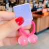 Hair elastics - with starry ball - 2 pieces