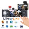 4,1 polegadas - 1 Din - rádio do carro - controle remoto - HD - Bluetooth - 12V - USB - AUX - FM