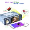 4,1 polegadas - 1 Din - rádio do carro - controle remoto - HD - Bluetooth - 12V - USB - AUX - FM