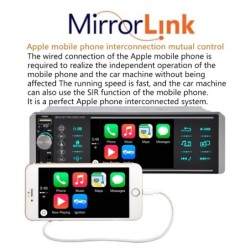 4 Inch - 1 Din - car radio - Bluetooth - 1080P - HD - SD - FM - Android MP5 - 2 USB - Mirrorlink